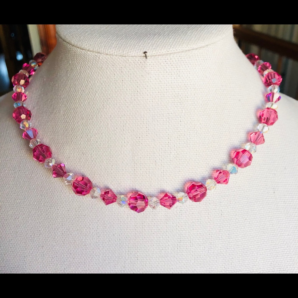 Swarvoski Crystal Necklace. Beautiful hand-designed and made. Beautiful!!